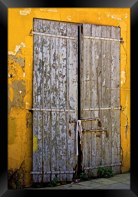 Behind Closed Doors Framed Print by Dave Frost