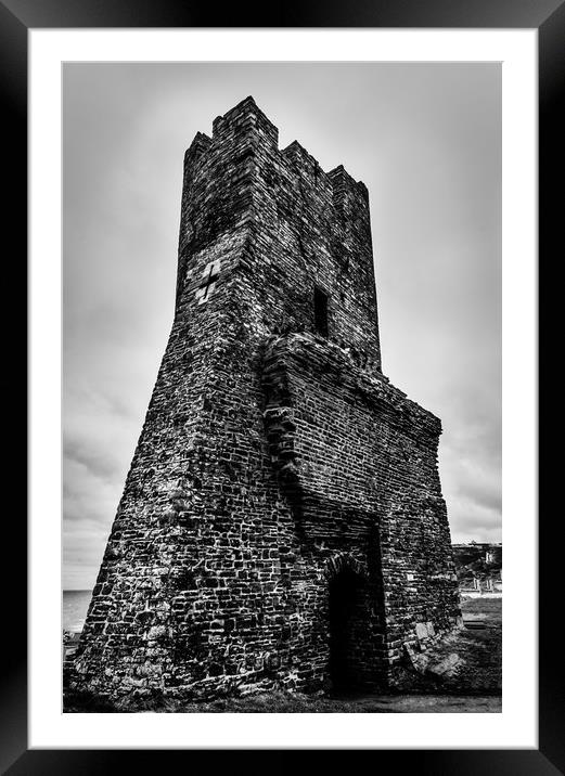 Aberystwyth Ruins Framed Mounted Print by Scott Mackenzie