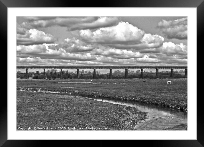 Bennerley Viaduct Framed Mounted Print by Steve Adams