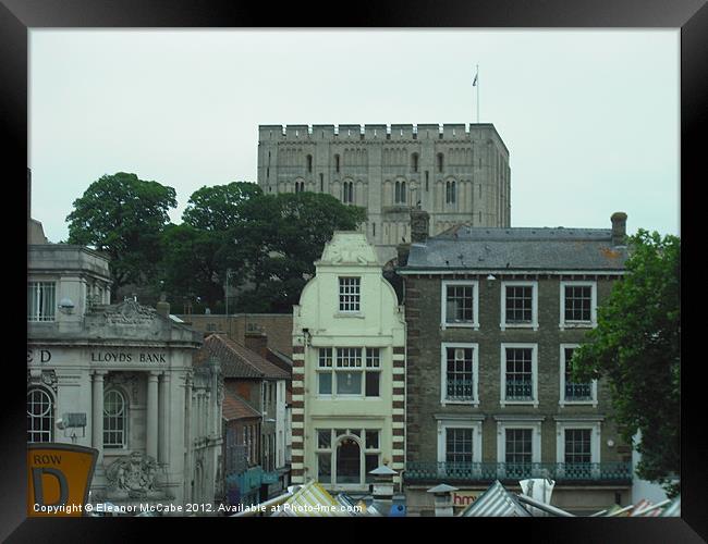Historic Norwich! Framed Print by Eleanor McCabe