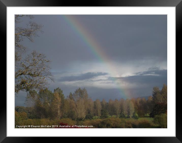 Somewhere over the Rainbow! Framed Mounted Print by Eleanor McCabe