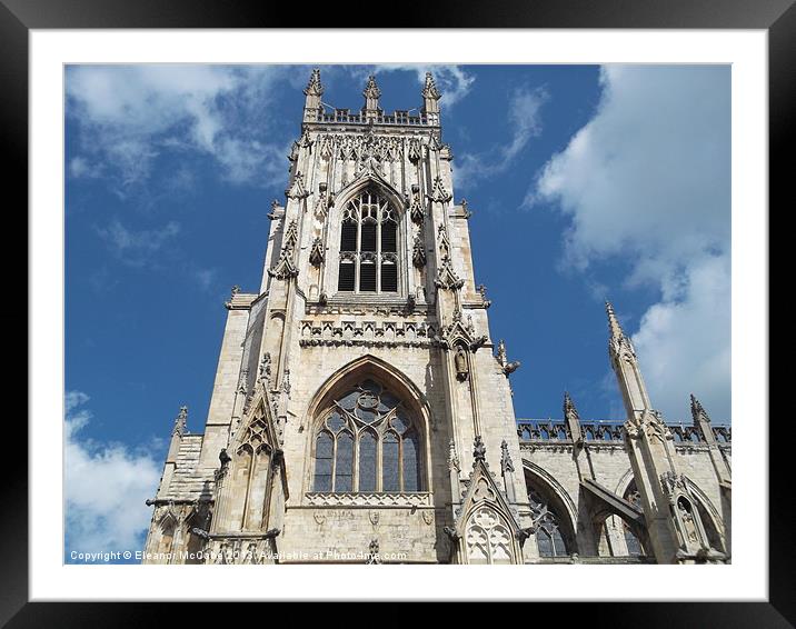 York Minster 3 Framed Mounted Print by Eleanor McCabe