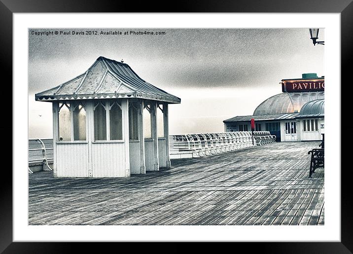 Cromer Pier Framed Mounted Print by Paul Davis