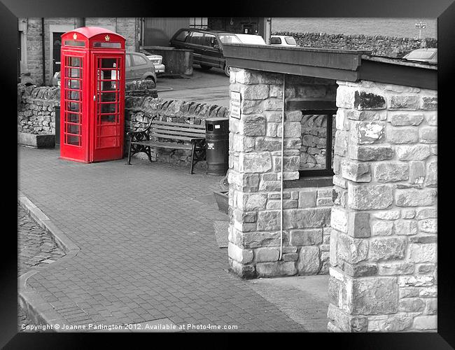 Red Telephone Box #15 Framed Print by Joanne Partington