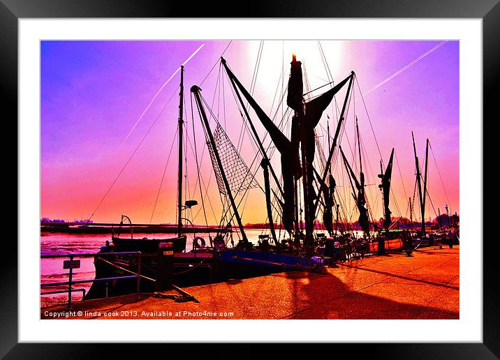 dawning of a new day 2 Framed Mounted Print by linda cook