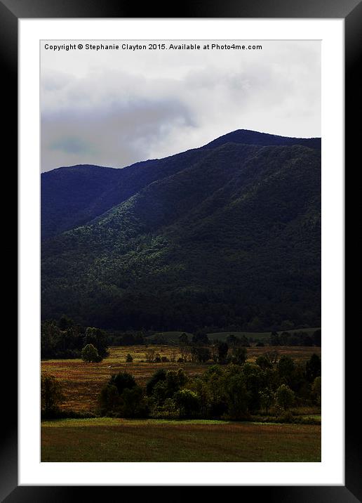  Cades Cove Framed Mounted Print by Stephanie Clayton