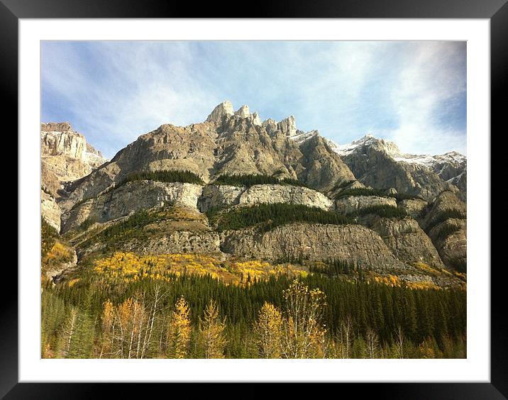 The Layers of Fall Framed Mounted Print by Peter Raby