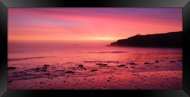 Misty Sunrise Falmouth Framed Print by Ian Cocklin