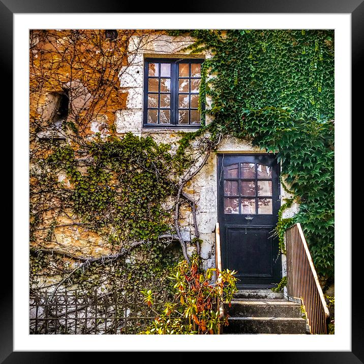 Ivy Covered House  Framed Mounted Print by Jacqui Farrell