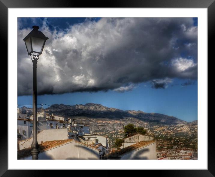 Altea Mountain Top  Framed Mounted Print by Jacqui Farrell