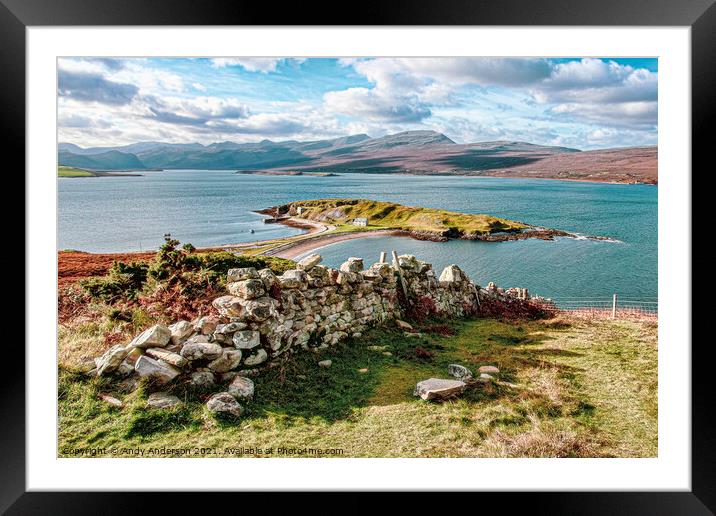 Scotland - NC 500 Framed Mounted Print by Andy Anderson