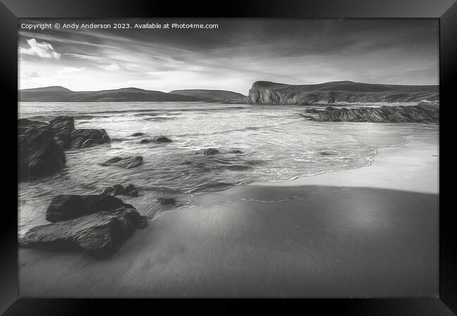 Balnakeil Beach Scotland Framed Print by Andy Anderson