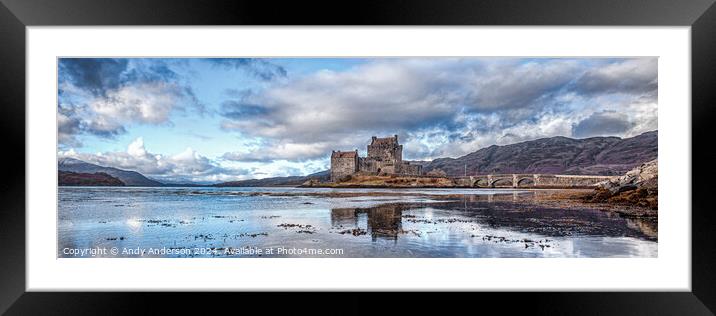Eilean Donan Castle - Scotland Framed Mounted Print by Andy Anderson