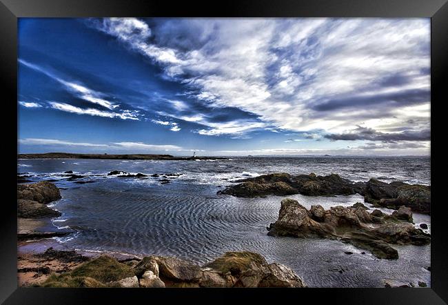 Firth of Forth from Elie Harbour Framed Print by Andy Anderson