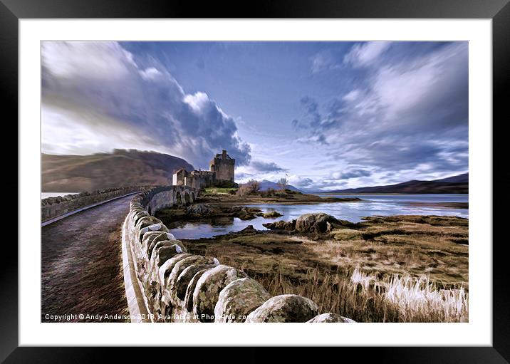 Eilean Donan Castle Framed Mounted Print by Andy Anderson