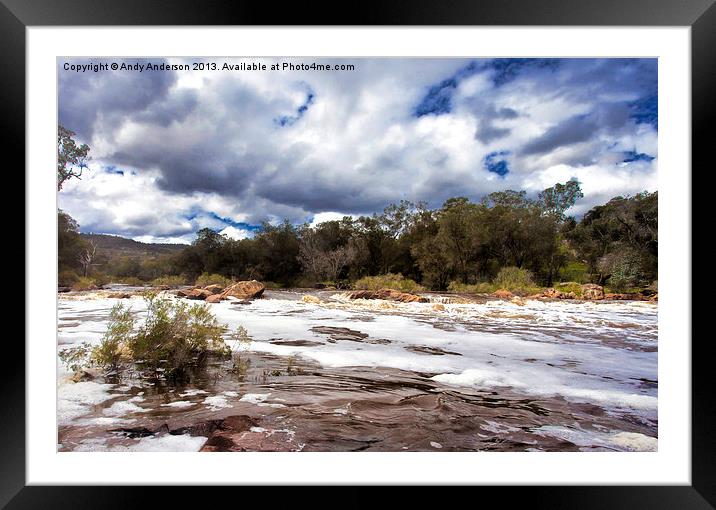 Walyunga National Park Framed Mounted Print by Andy Anderson