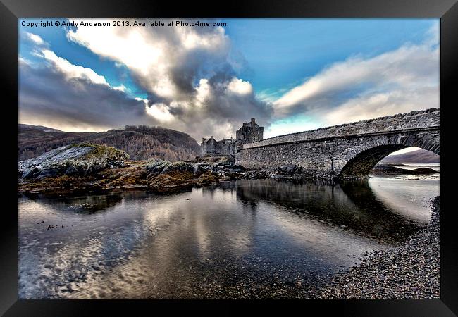 Eilean Donan Castle Framed Print by Andy Anderson