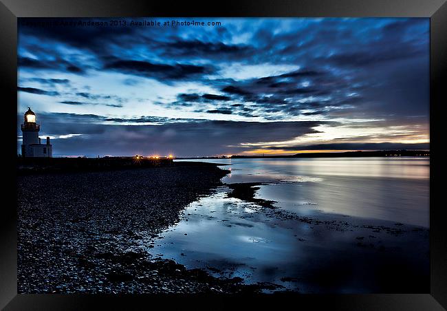 Chanonry Point Inverness Sunrise Framed Print by Andy Anderson