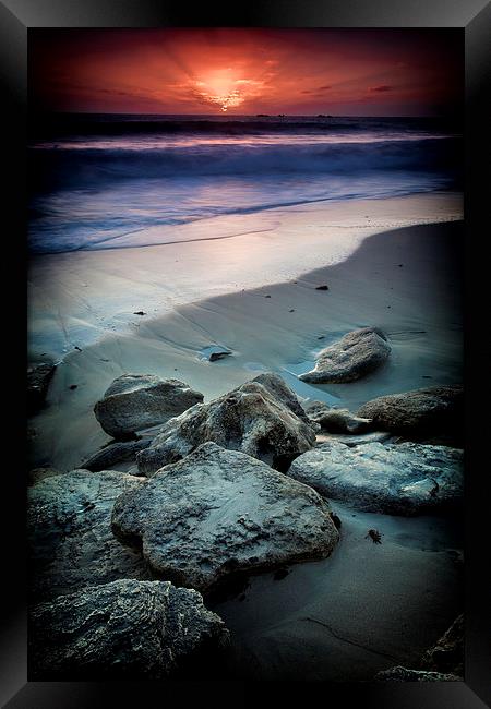 Western Australia Sunset Framed Print by Andy Anderson