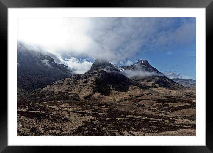 Ever Majestic Glencoe Framed Mounted Print by Andy Anderson