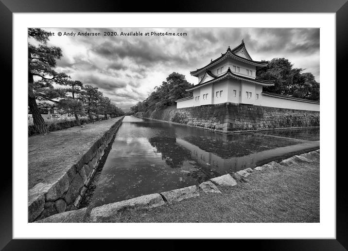 Nijo Castle - Japan Framed Mounted Print by Andy Anderson