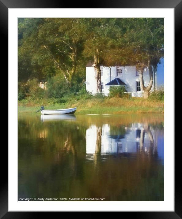 Scottish Sunrise on Skye Framed Mounted Print by Andy Anderson