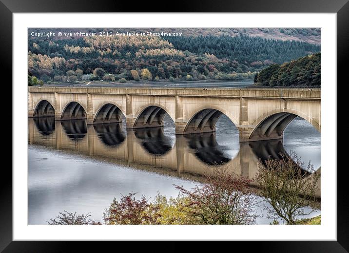 Autumn at Lady Bower Framed Mounted Print by nye whittaker