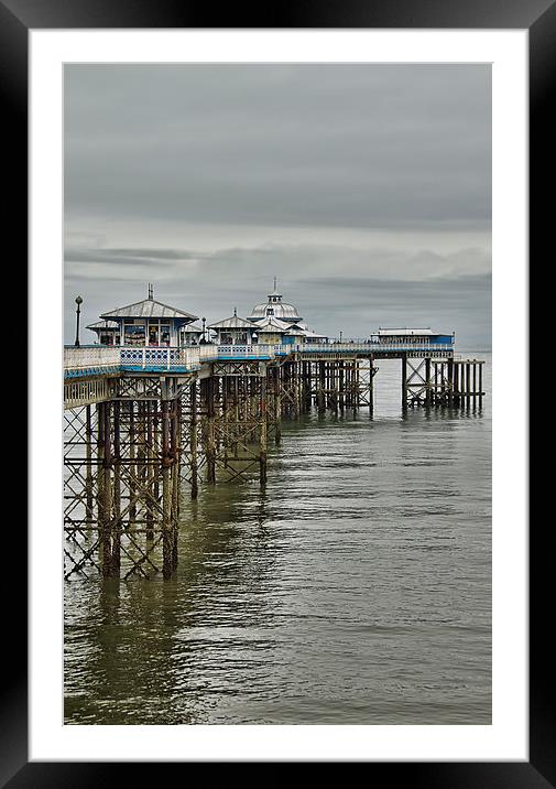 Llandudno Pier  Framed Mounted Print by Val Saxby LRPS