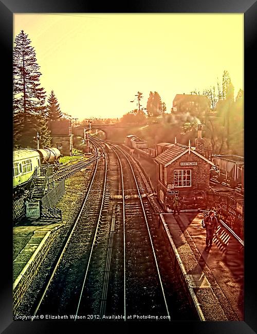 Goathland Train Station 2 Framed Print by Elizabeth Wilson-Stephen