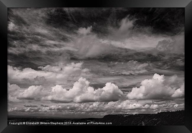 Clouds #4 Framed Print by Elizabeth Wilson-Stephen