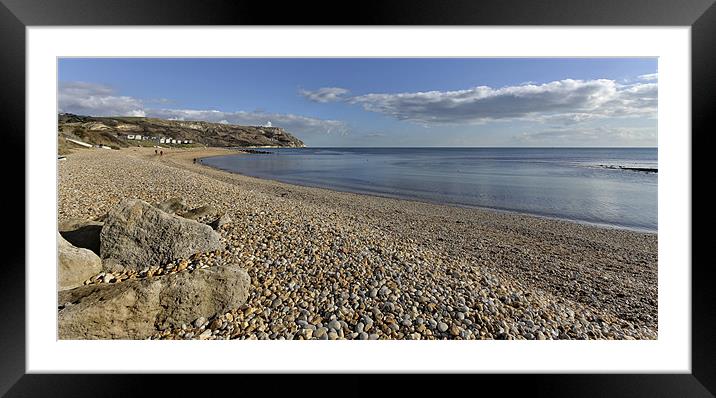 Ringstead Beach Framed Mounted Print by Jennie Franklin