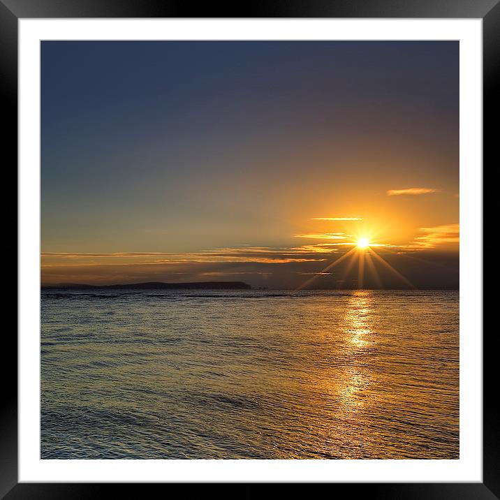  The Sun Framed Mounted Print by Jennie Franklin