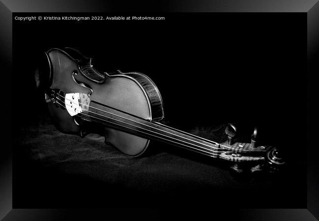 The Violin Framed Print by Kristina Kitchingman