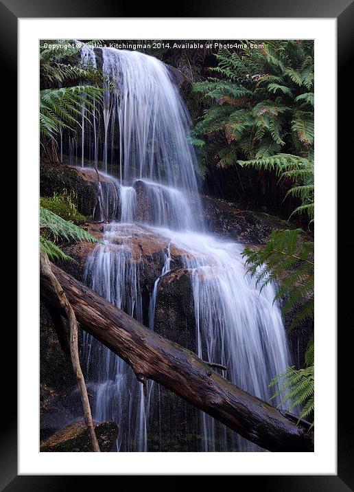  Ferntree WaterFalls  Framed Mounted Print by Kristina Kitchingman