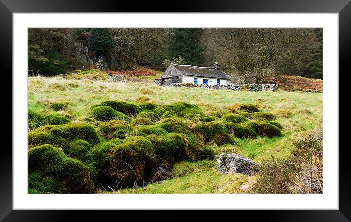 The Cottage In The Woods Framed Mounted Print by Brian Sharland