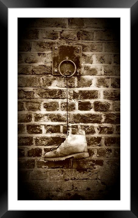 Old Boot! Framed Mounted Print by Brian Sharland
