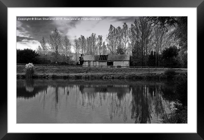  House At Corlay, Cote d'Armour, Bretagne, France Framed Mounted Print by Brian Sharland
