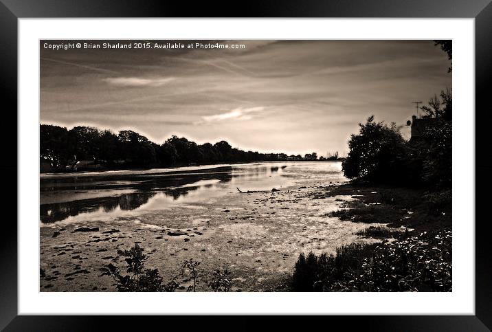  The Anse de Saint Jean near La Forêt-Fouesnant. Framed Mounted Print by Brian Sharland