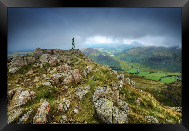 Harrison Stickle Framed Print by Yhun Suarez