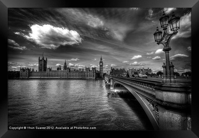 Palace Of Westminster - London, England Framed Print by Yhun Suarez
