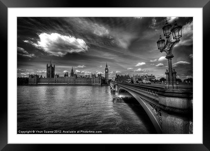 Palace Of Westminster - London, England Framed Mounted Print by Yhun Suarez
