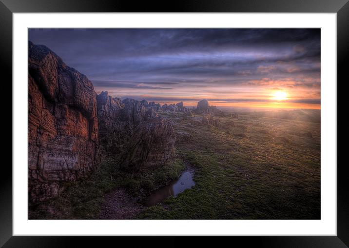 Beacon Hill Sunrise 6.0 Framed Mounted Print by Yhun Suarez