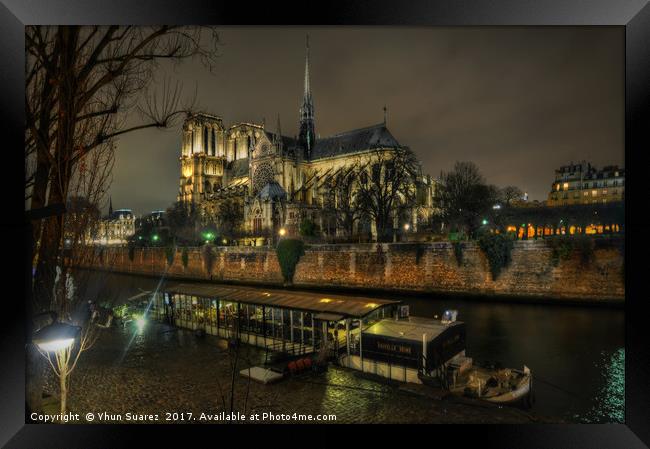 Notre Dame Cathedral Paris 1.0 Framed Print by Yhun Suarez