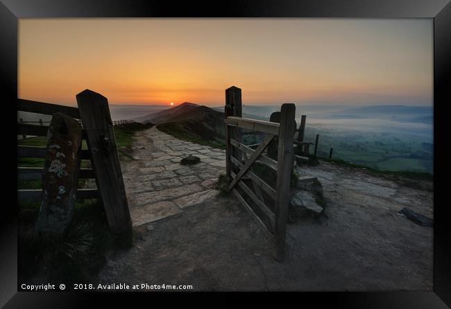 Mam Tor 7.0 Framed Print by Yhun Suarez