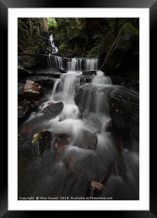 Lumsdale Falls 8.0                Framed Mounted Print by Yhun Suarez