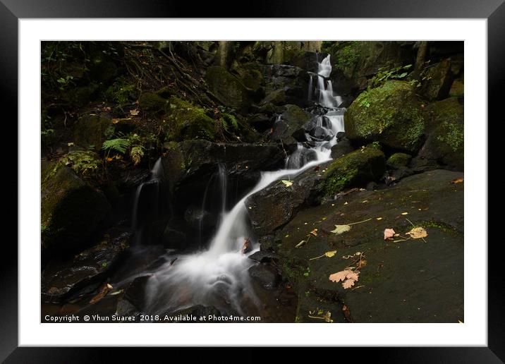 Lumsdale Falls 9.0                  Framed Mounted Print by Yhun Suarez