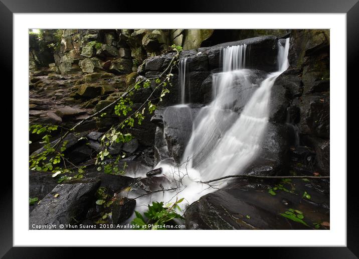Lumsdale Falls 10.0                          Framed Mounted Print by Yhun Suarez