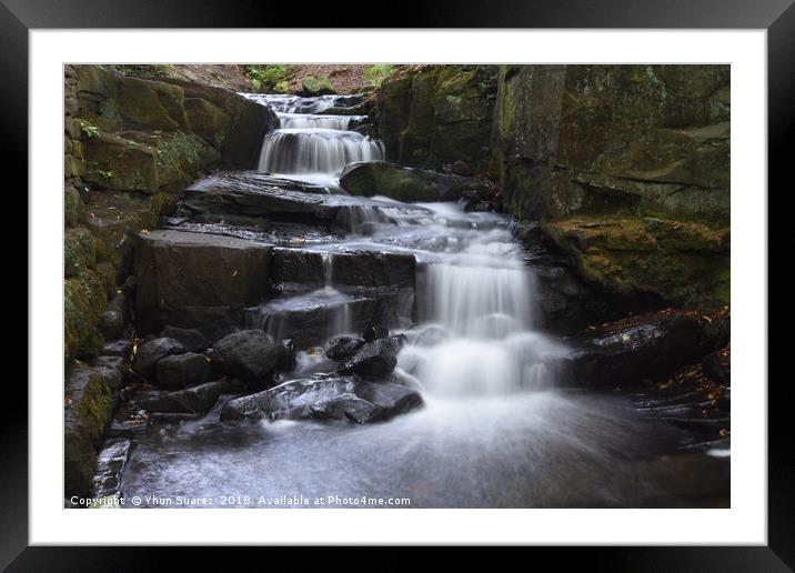 Lumsdale Falls 11.0                          Framed Mounted Print by Yhun Suarez