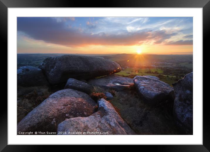 Baslow Edge 12.0 Framed Mounted Print by Yhun Suarez