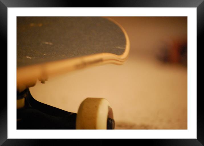 Skateboard Detail Framed Mounted Print by Matt O'Sullivan